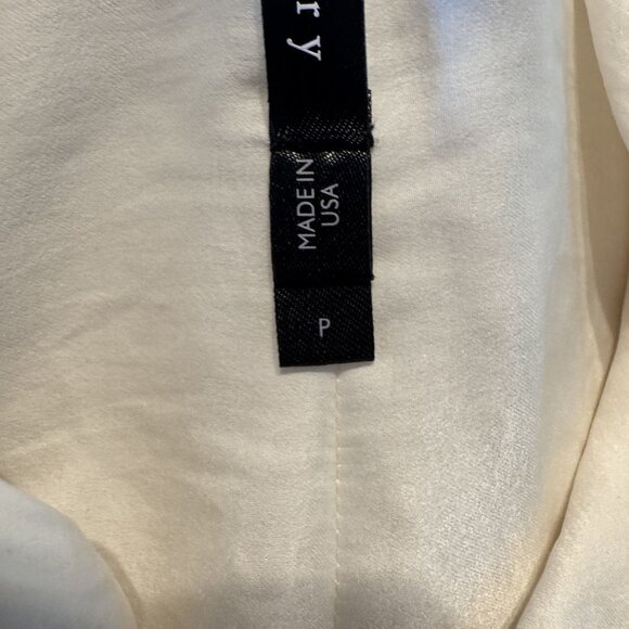 Theyskens' Theory White High Neck Sleeveless Top / Dress Women's Petite P - Picture 4 of 6